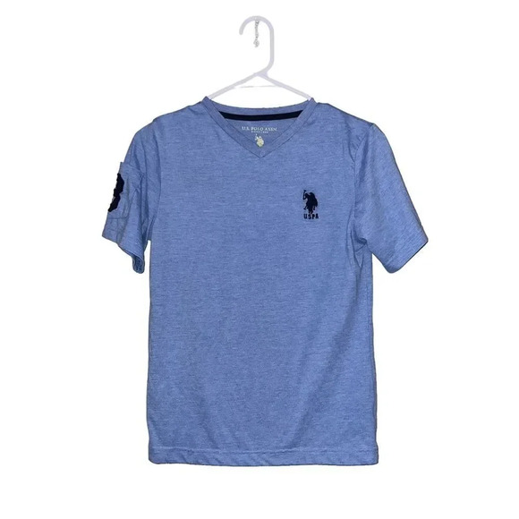 U.S. Polo Assn‎ Men's. V-Neck T-Shirt Size 10/12 - Picture 1 of 3